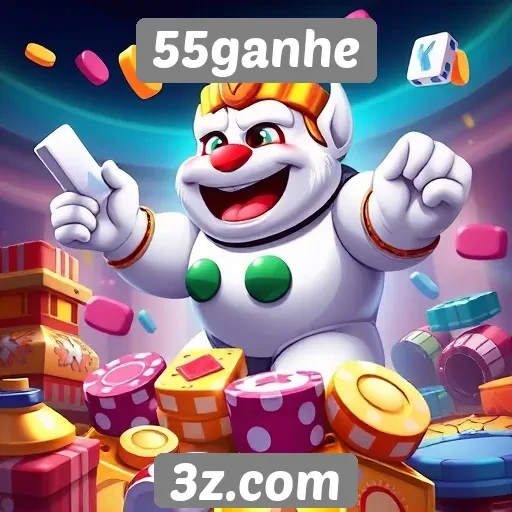 Variedade de jogos disponíveis no 55ganhe