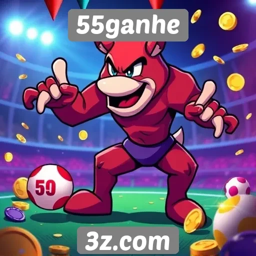 Plataforma 55ganhe oferece variedade de jogos e apostas